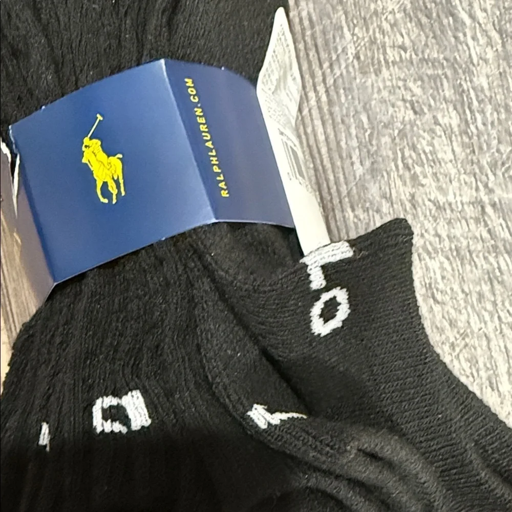 Polo by Ralph Lauren Black Casual Socks